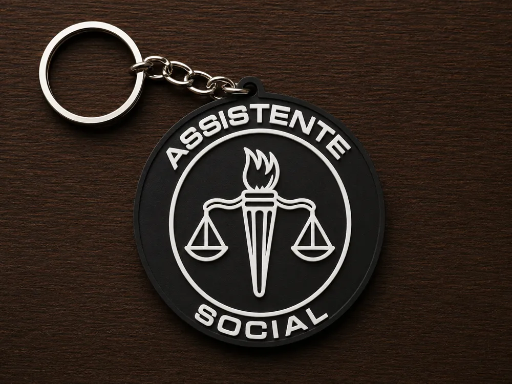 Llavero: Chaveiro Assistente Social - Acessório Profissi.... Referencia del modelo original.