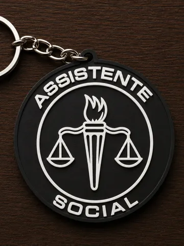 Llavero: Chaveiro Assistente Social - Acessório Profissi... — vista de referencia 2