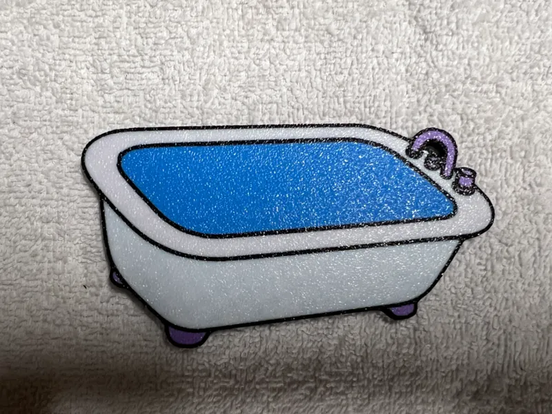 Bath Way Down Deep Tactile Story Prop