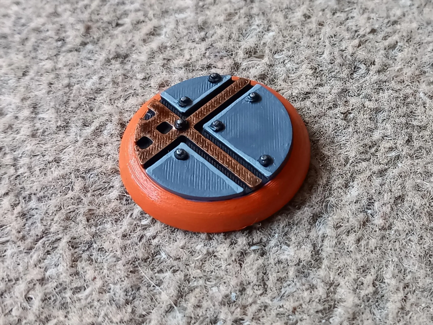 Sci-fi #3 lipped wargaming base (25 and 30mm)