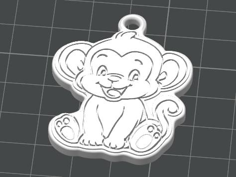 Chilliger Äffchen Buddy | Monkey Keychain