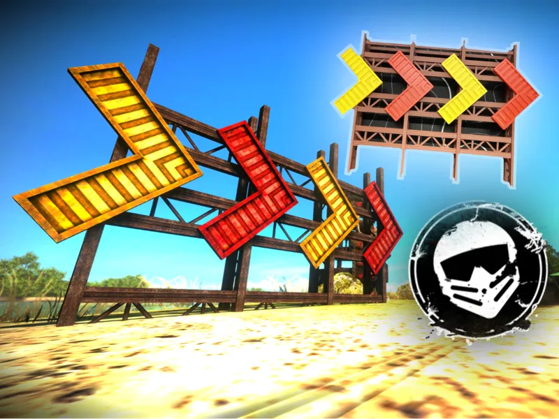 MotorStorm: Pacific Rift Direction Sign