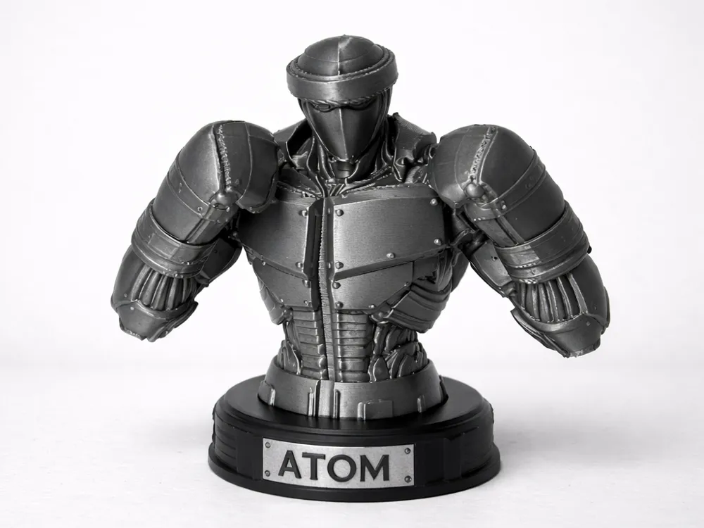 Atom Robot Bust – High Detail Boxing Edition - Free 3D Print Model ...