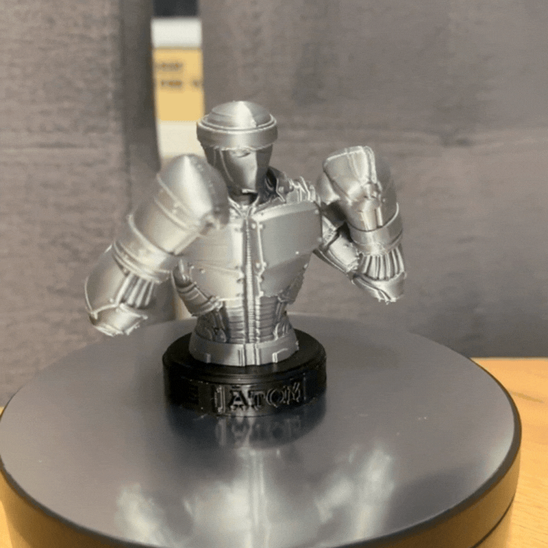 Atom Robot Bust – High Detail Boxing Edition