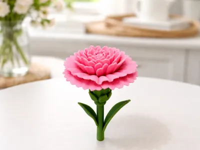 Pink Carnation Flower - Gift & Party Favor