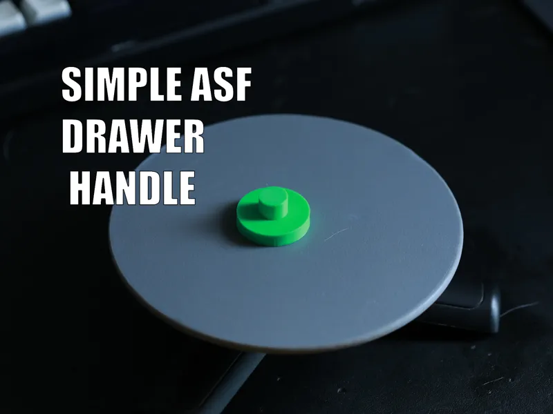 Minimalist ASF Stick-On Drawer Handle