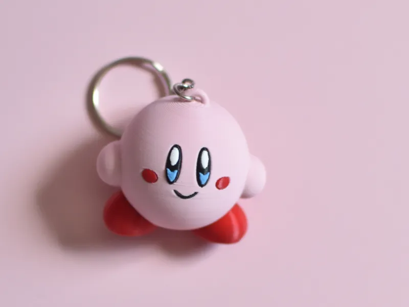 Kirby Keychain Multi Color