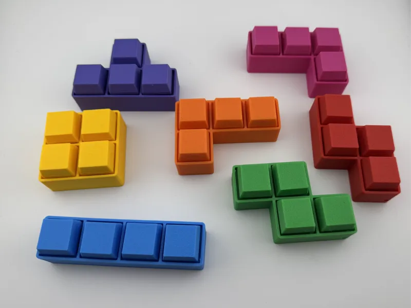 tetris fidget clickers