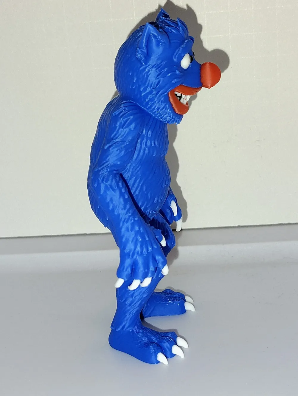 Scaredy Wolf - Puppet Style Werewolf - Free 3D Print Model - MakerWorld