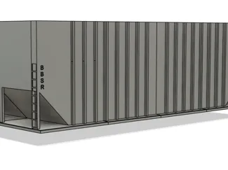 7.25 mini train Hopper Car 