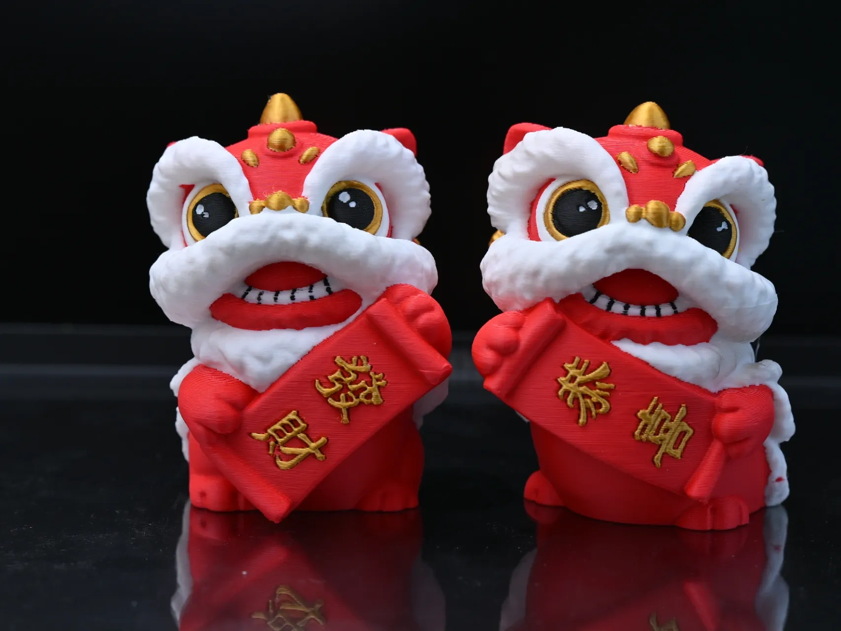 恭喜发财 马年狮来运转（含ams多色）