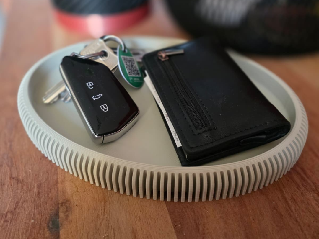 Japandi Fluted Catch-all Tray