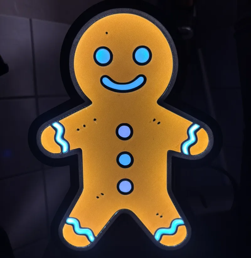 Gingerbread Man Lightbox