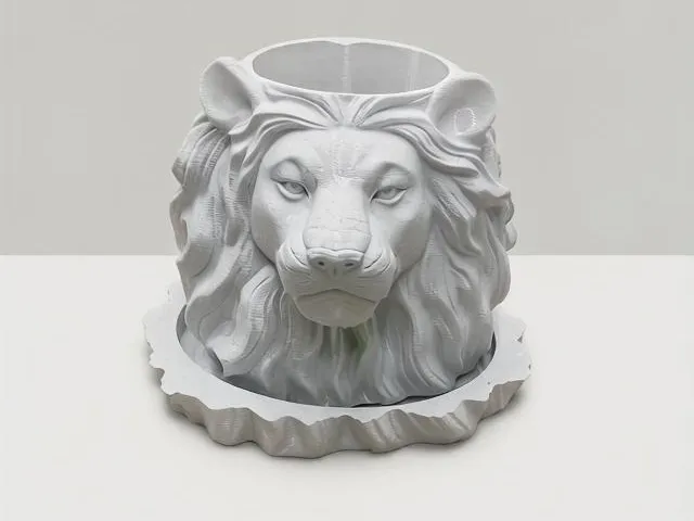 lion planter