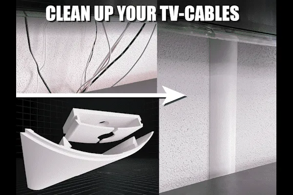 Cable Duct Cover TV-Cables Channel Raceway