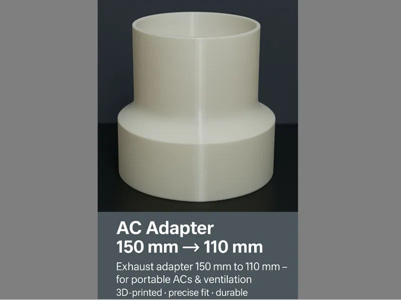 Air Conditioner / Pipe / Hose Adapter - 150 to 110