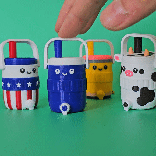 Can Cooler Clicker BASIC - Retro Keychain