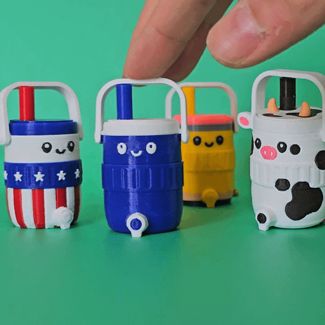 Can Cooler Clicker BASIC - Retro Keychain