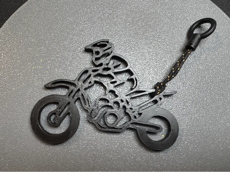 motocross keychain