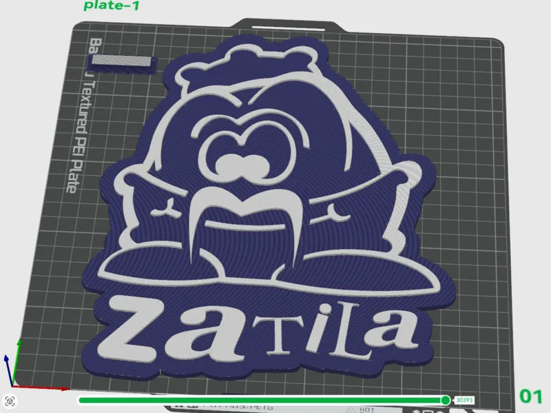 Plaque Zatilas