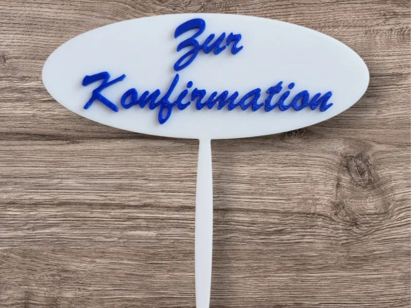 Cake Topper-Konfirmation