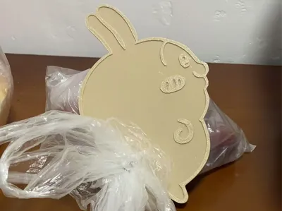 Chiikawa Usagi chrysanthemum seal clip