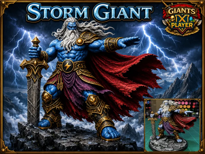 Storm Giant with Optional Lightning Bolt