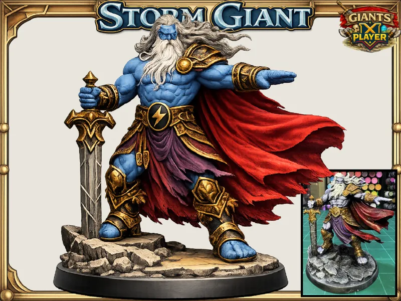 Storm Giant with Optional Lightning Bolt