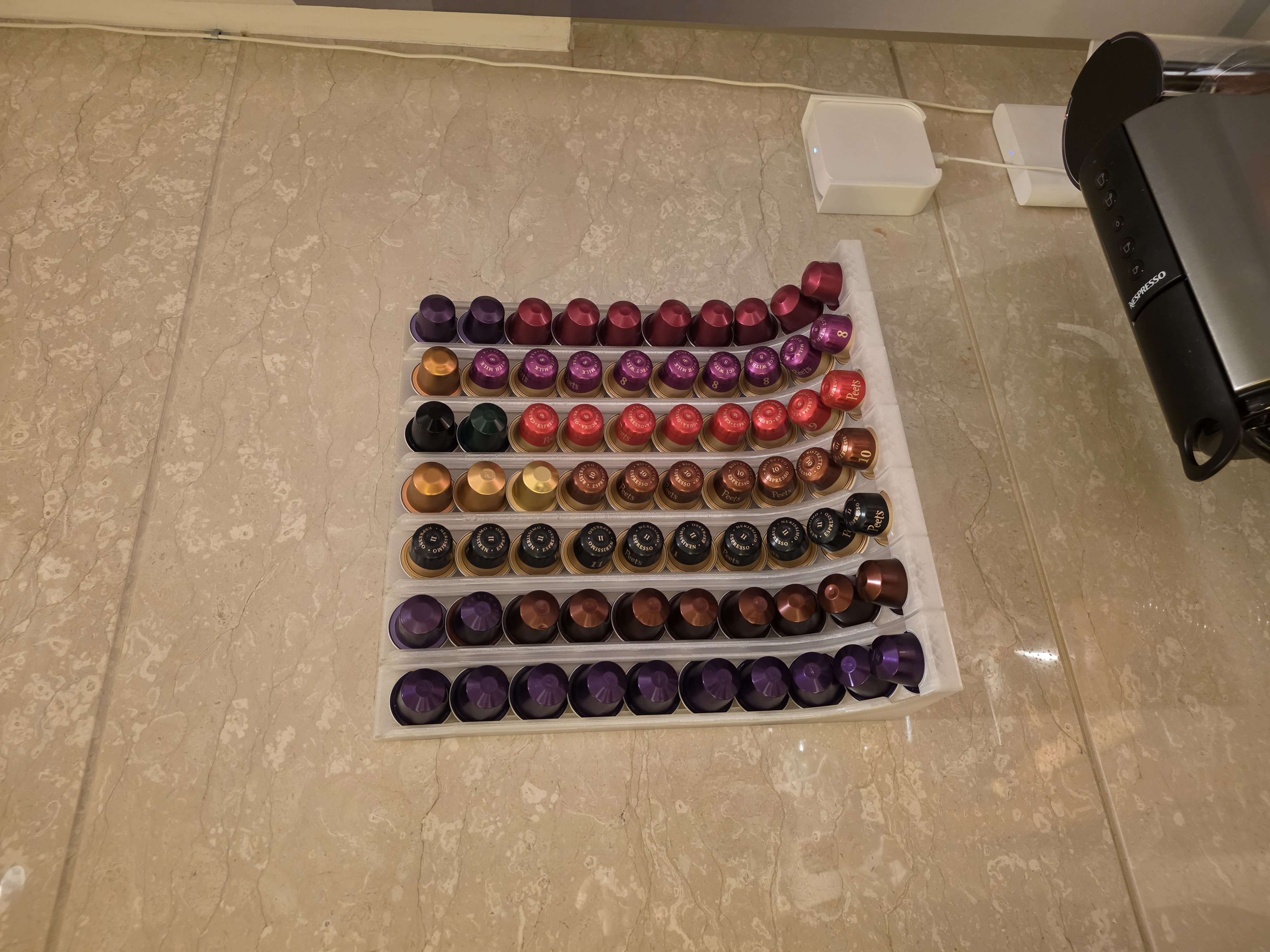 Miniatura 2 do modelo 3D Nespresso胶囊架