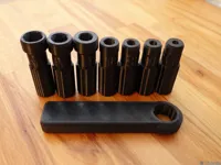 Jeu de douilles métriques avec clé (6 à 16 mm) — photo 2