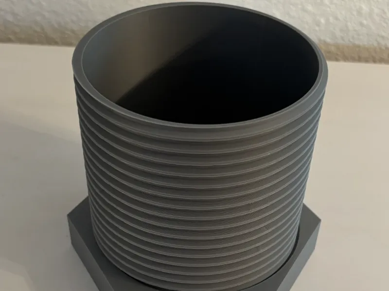 Bolt Planter with Screw On Drip Tray