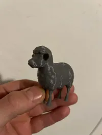 Figurine mouton tout doux à peindre — photo 2
