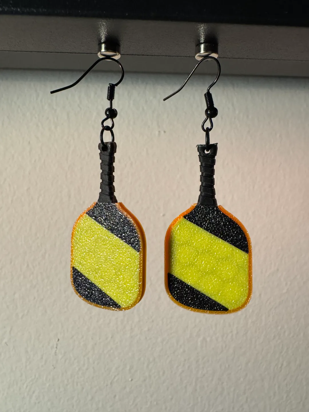 Pickleball Paddle Earring view 4