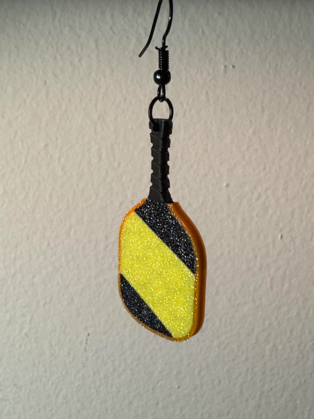 Pickleball Paddle Earring view 2