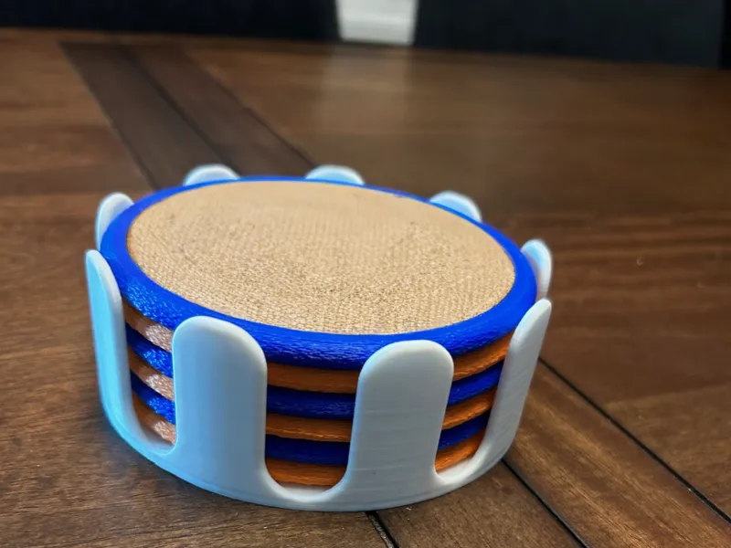 Minimalistic Coasters with Holder