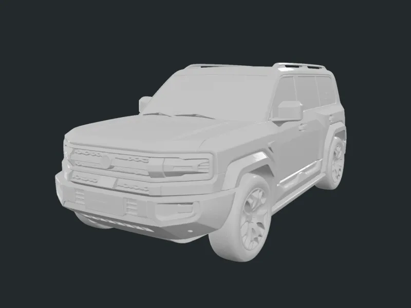 BYD Denza B5 (Leopard 5) 10 cm test model