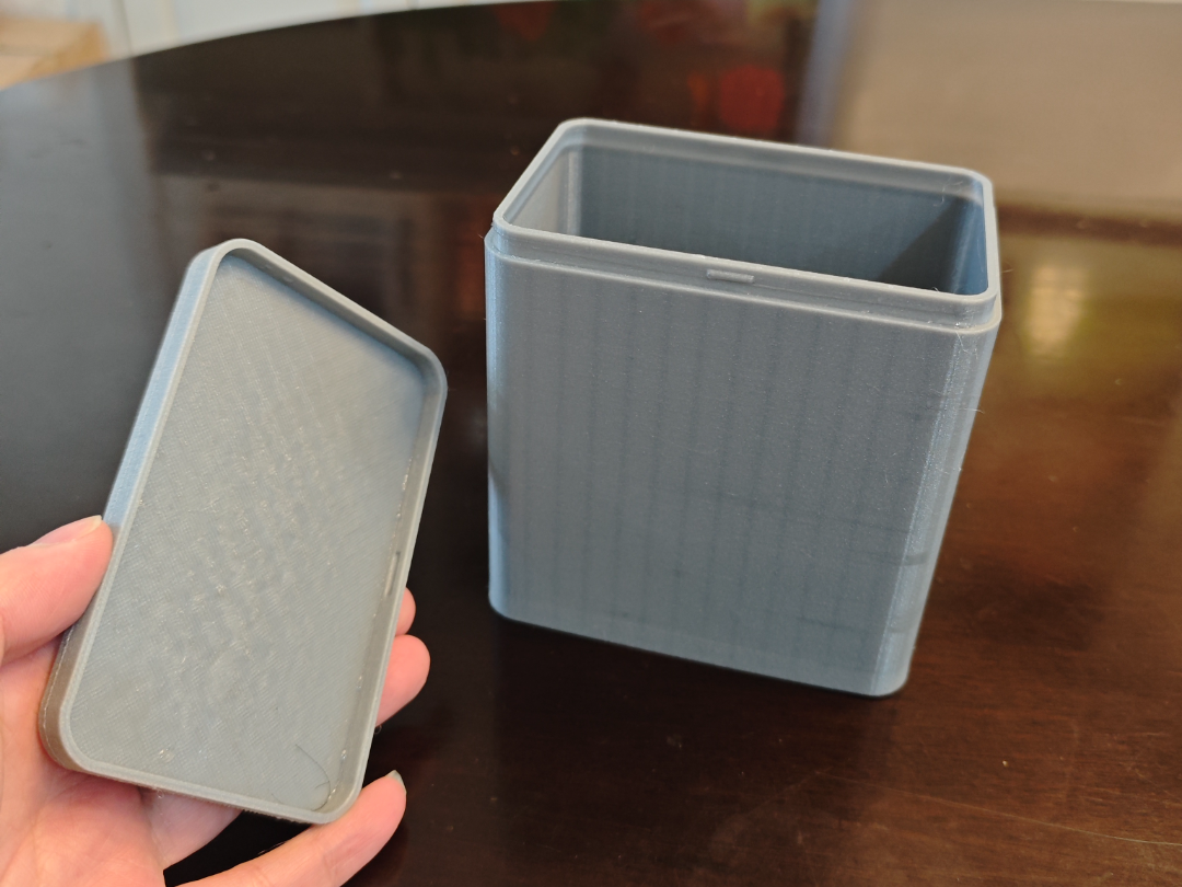 Miniatura 1 do modelo 3D 收纳盒 带盖子 盒子 大盒 罐子 大中小