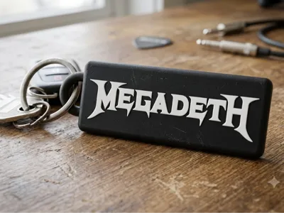 Megadeth Logo Keychain