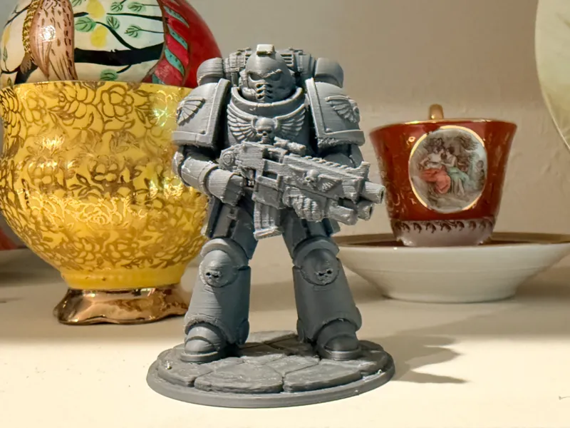Grimdark Space Marine Rifleman