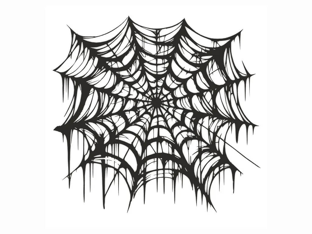 Toile d'araignée décorative pour Halloween