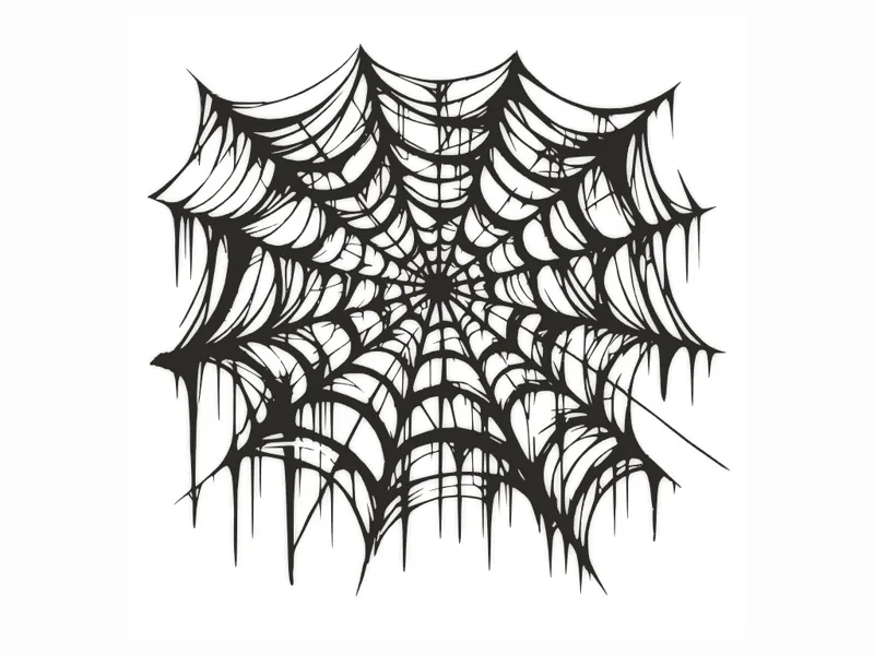 Horror Cobweb Wall Art
