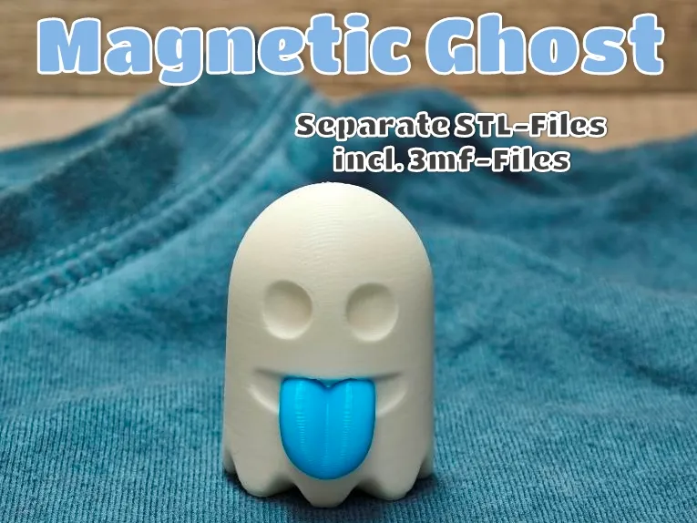 Magnetic Ghost for Halloween - Multipart Color 
