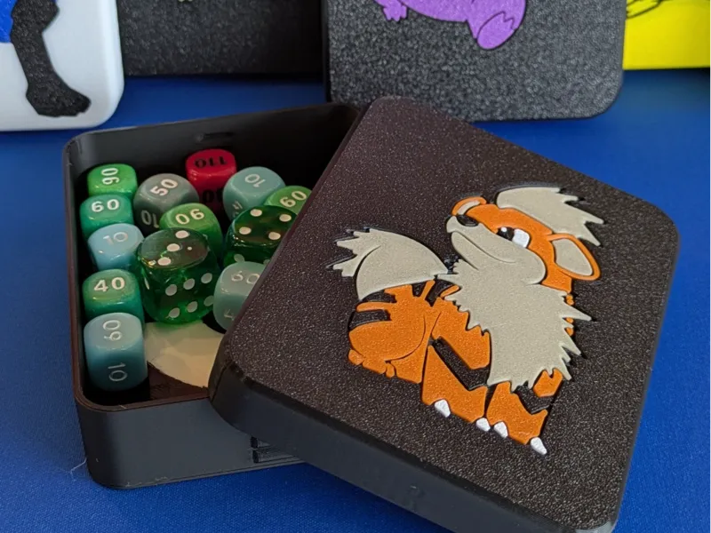 Pokemon TCG Dice Box - Growlithe