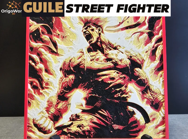 Guile Street Fighter with customizable framework