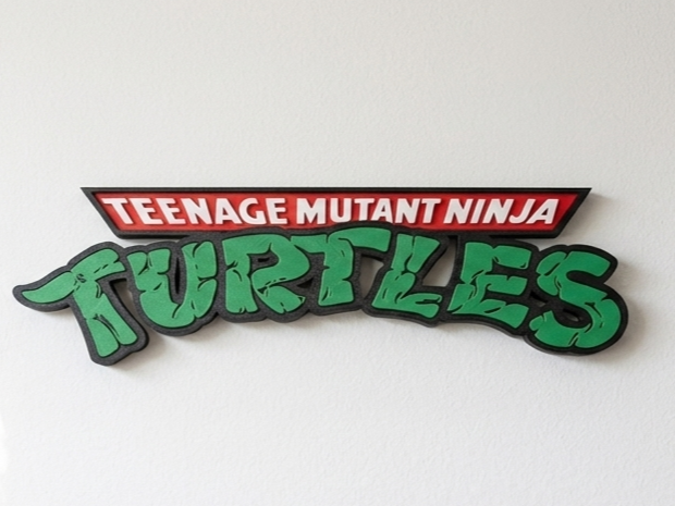 Large Turtles Logo Sign for Wall & Acoustic Panel