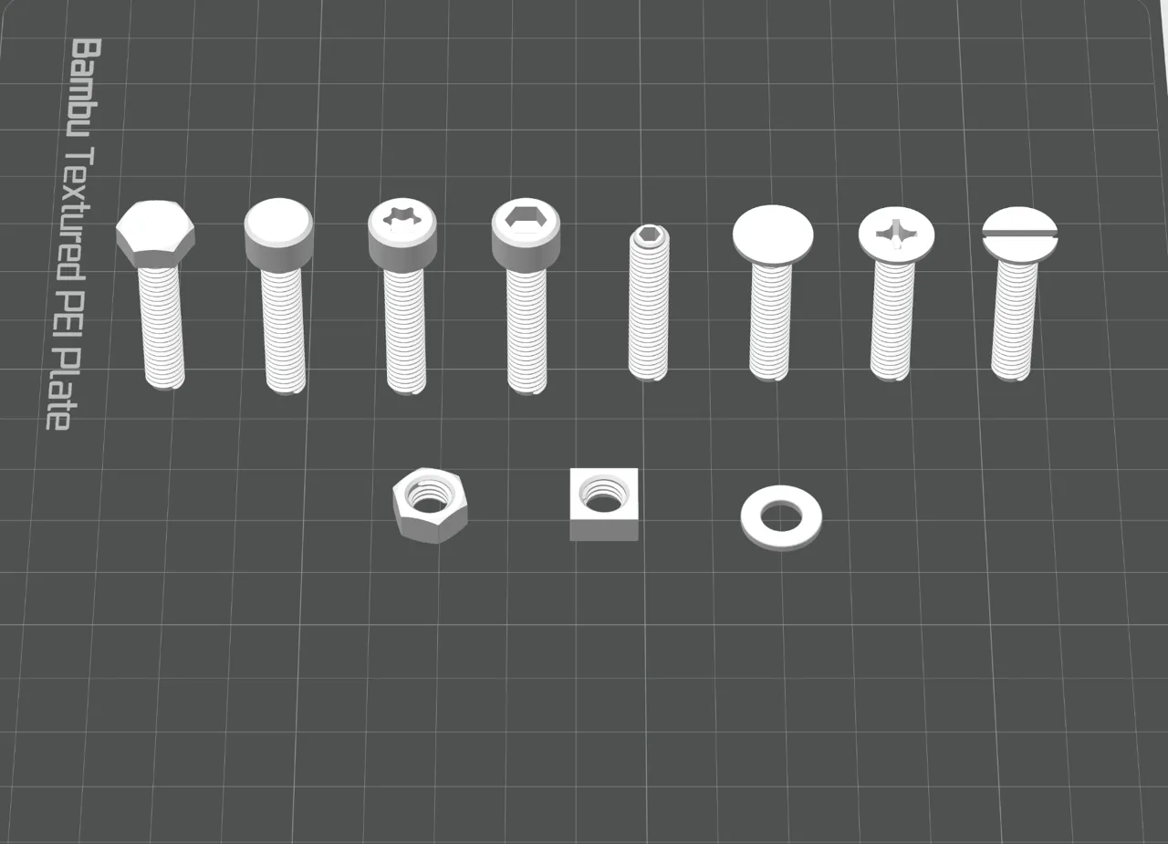 M5/M6 Screw Kit (Screws, Washers, Nuts) view 2