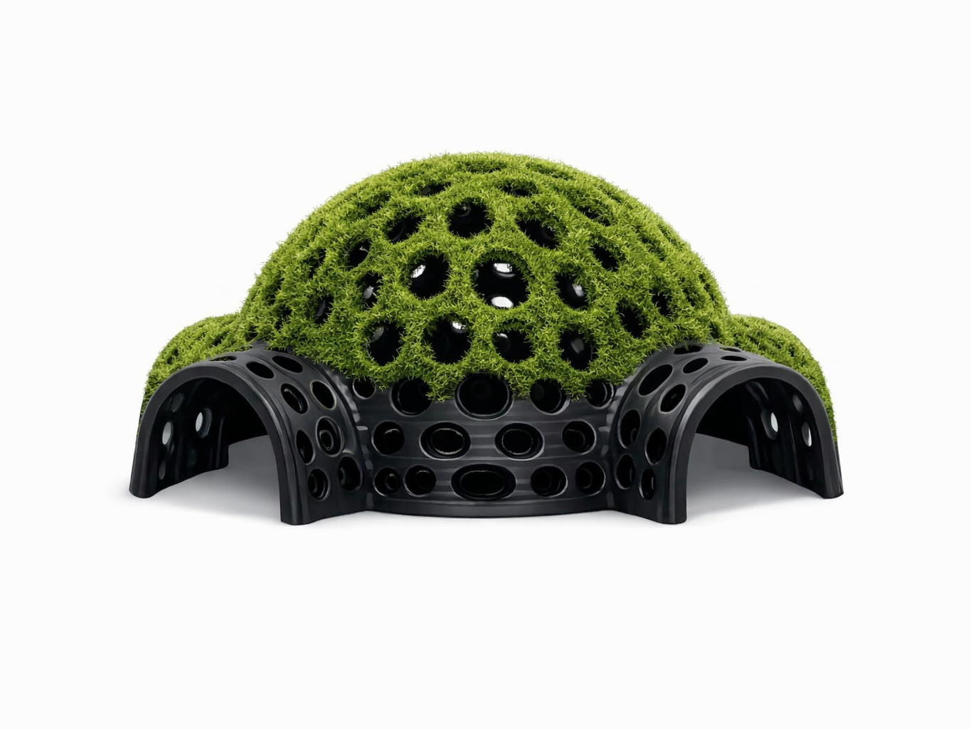 Four-Entrance Aquarium Moss Dome