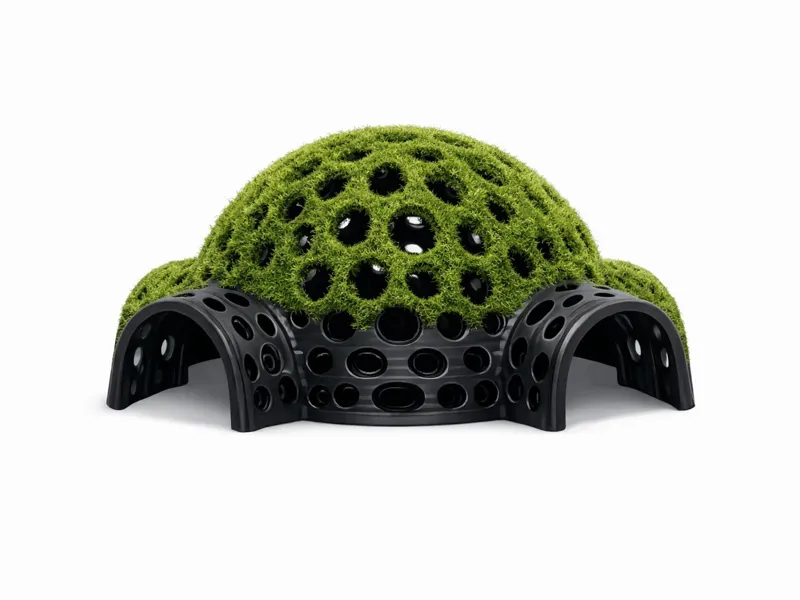 Four-Entrance Aquarium Moss Dome