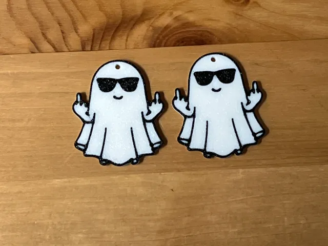 ghost earrings