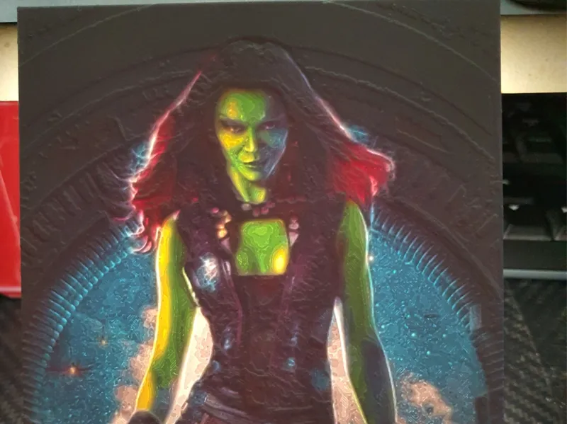 Gamora Lithophane PLA CMYK Lithophane Bundle
